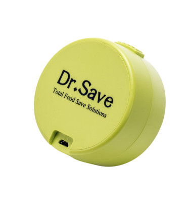 culinario Handvakuumierer Dr. Save in grün, aus Kunststoff, schnell und unkompliziert, mit Akku und USB-Ladekabel 