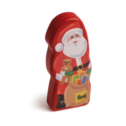 Erzi Weihnachtsmann, Holz Spielzeug, Kaufladenzubehör, Spielzeug-Weihnachtsmann, Süßigkeit aus Holz 