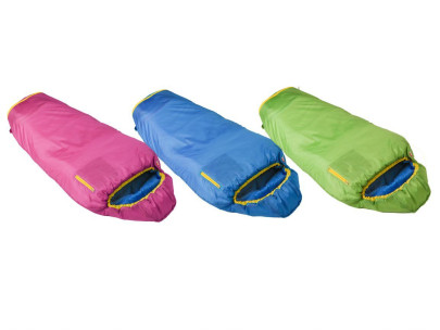Grüezi bag Kids Grow Colorful Mitwachsender Kinder Schlafsack, Körpergröße  100-150 cm, Mumienschlafsack, 1000g, Ø21 x