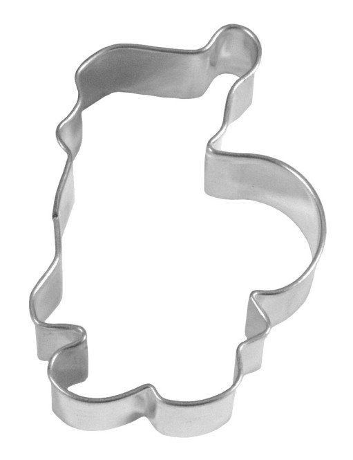 Birkmann Ausstechform Weihnachtsmann Edelstahl, 7,5 cm