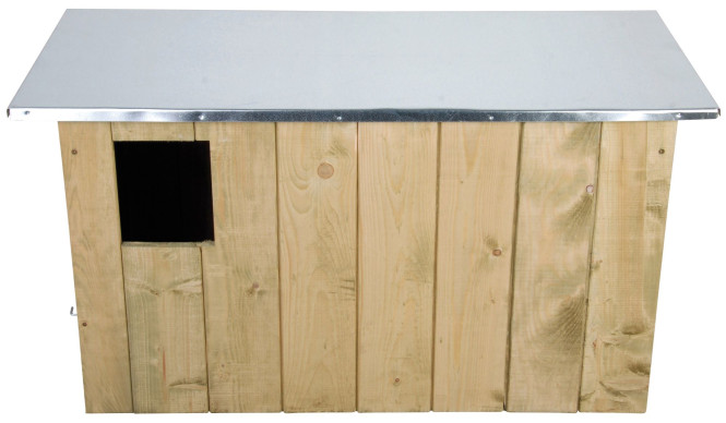 3 Stück Esschert Design Nistkasten, Vogelhaus Schleiereulen aus Holz, ca. 86 cm x 37 cm x 44 cm