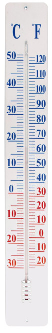2 Stück Esschert Design Thermometer, Temperaturmesser, Anzeige in Celsius, ca. 12 cm x 90 cm