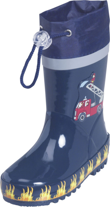 Playshoes Gummistiefel Feuerwehr (marine), Größe: 26/27