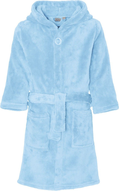 Playshoes Kinder Fleece-Bademantel UNISEX, Größe: 134/140, Farbe: bleu