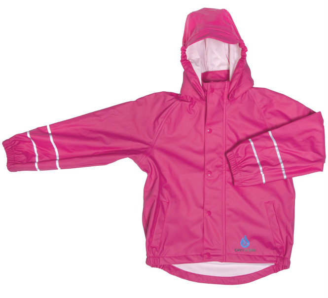 Regenjacke für Kinder Pink Größe 98 - 104 | DRY KIDS