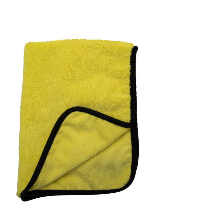 Steuber PREMIUM Mikrofasertuch gelb 45 x 60cm, saugstark & fusselfrei, Oberflächen-schonendes Putztuch