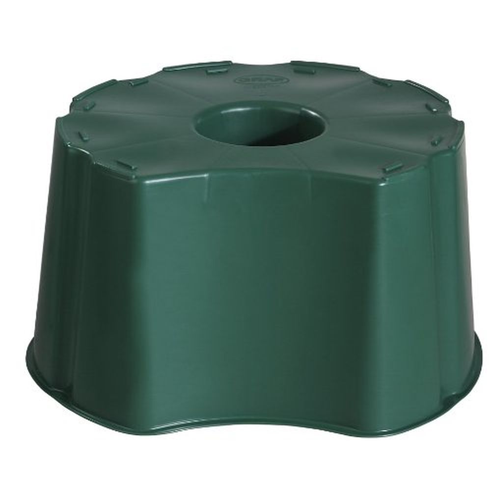 GRAF Regentonne-Unterstand für Tonnen, Regentonnen-Sockel,  Regentonnen-Zubehör, Höhe: 33 cm, in grün, für verschiedene